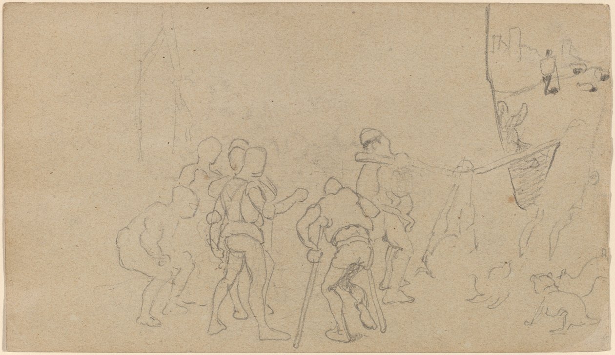 Köy Manzarası, c. 1859. by Elihu Vedder
