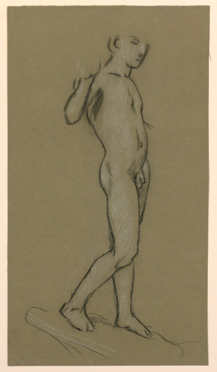 bir çeşme tasarımı için şekil çalışması by Elihu Vedder
