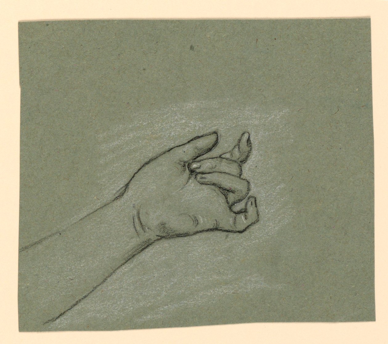 bilek ve sol el çalışması by Elihu Vedder