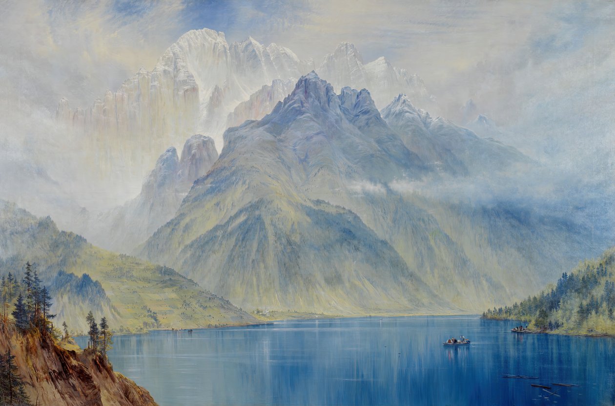 Civetta Dağı, 1867. by Elijah Walton