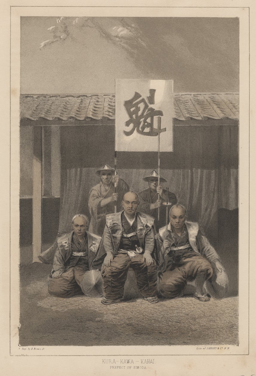 Kura-Kawa-Kahai, Simoda Valisi, 1855 by Eliphalet Brown