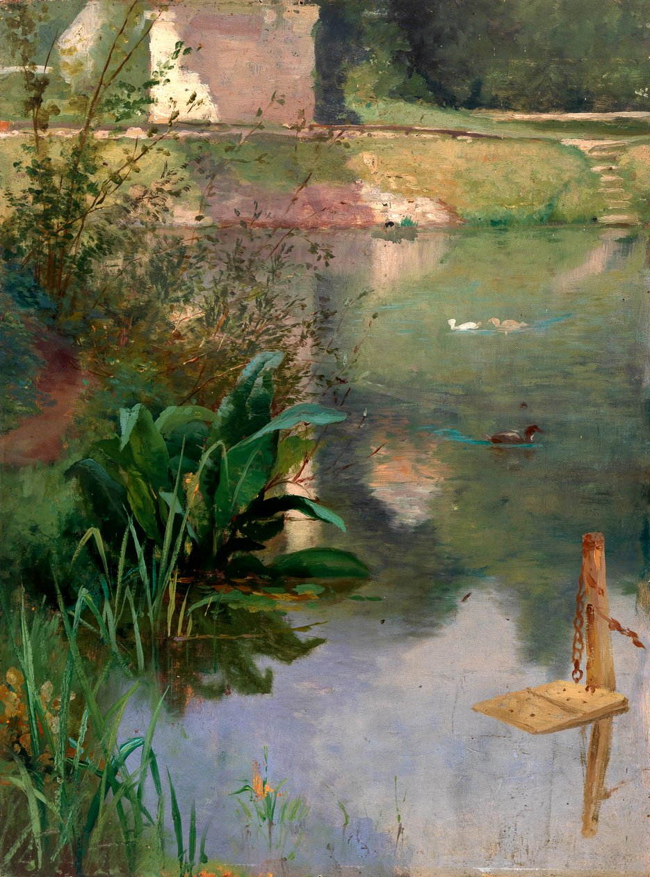Hendek Kenarı, 19. yüzyılın sonları ve 20. yüzyılın başlarında. by Eliphalet Frazer Andrews