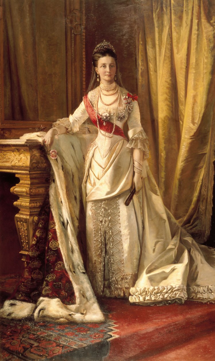 Hesse-Kassel Louise portresi by Elisabeth Jerichau Baumann