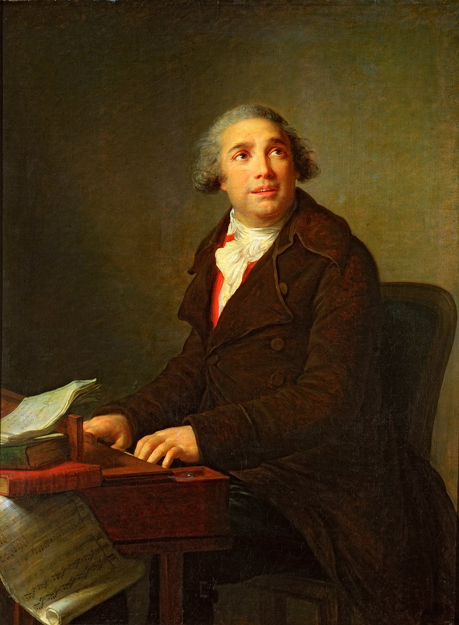 Giovanni Paeseello (1740-1816) by Elisabeth Louise Vigee Lebrun