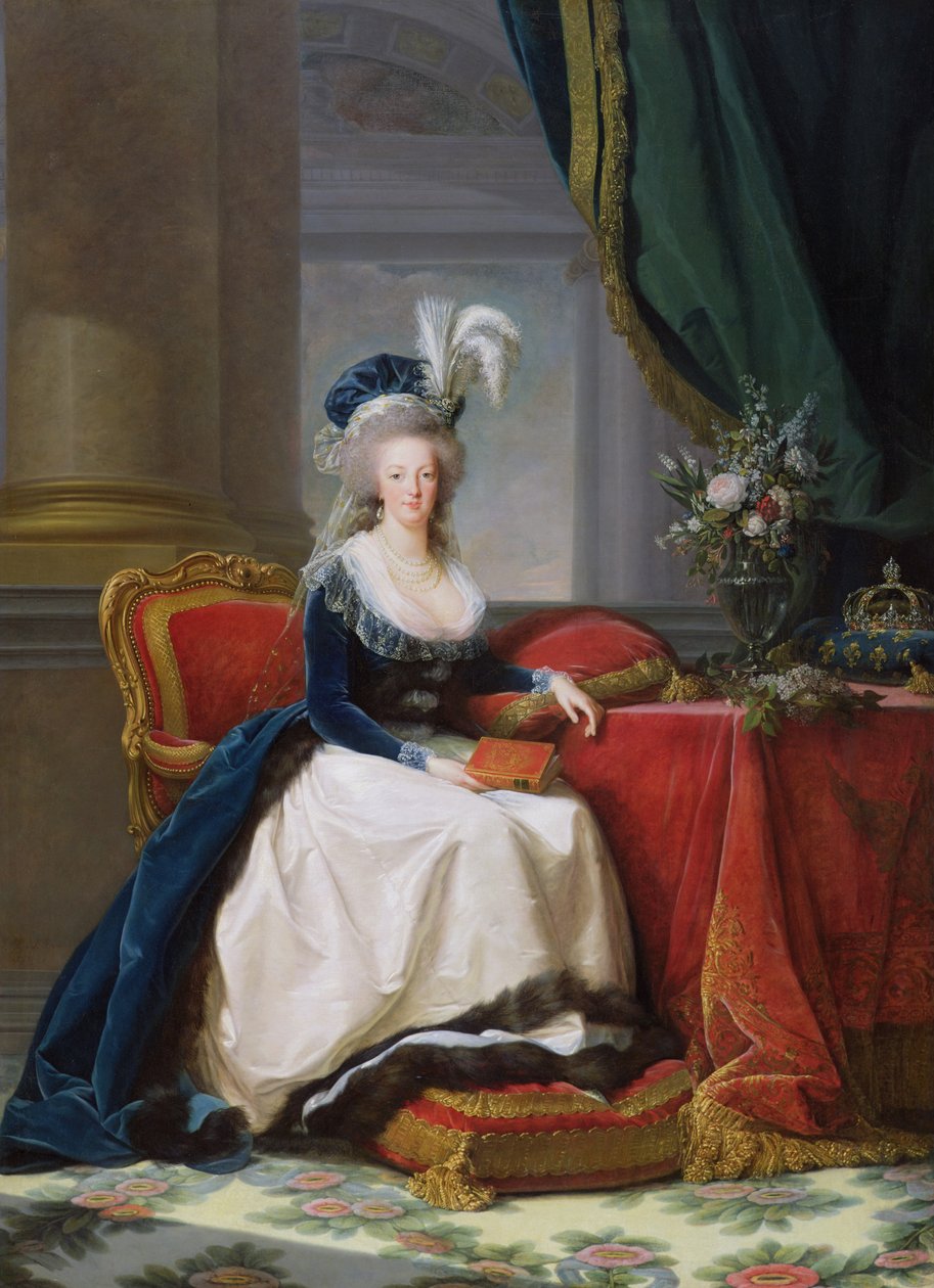 Marie-Antoinette (1755-93) 1788 by Elisabeth Louise Vigee Lebrun