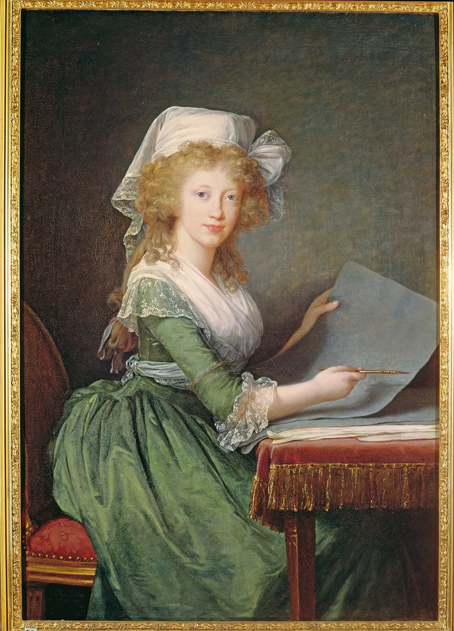 Marie-Louise of Bourbon-Sicily (1773-1802) 1790  by Elisabeth Louise Vigee Lebrun
