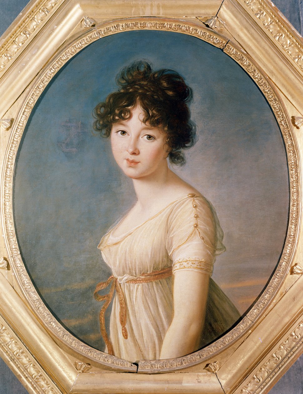 Princess Aniela Angelique Czartoryska nee Radziwill, 1802  by Elisabeth Louise Vigee Lebrun