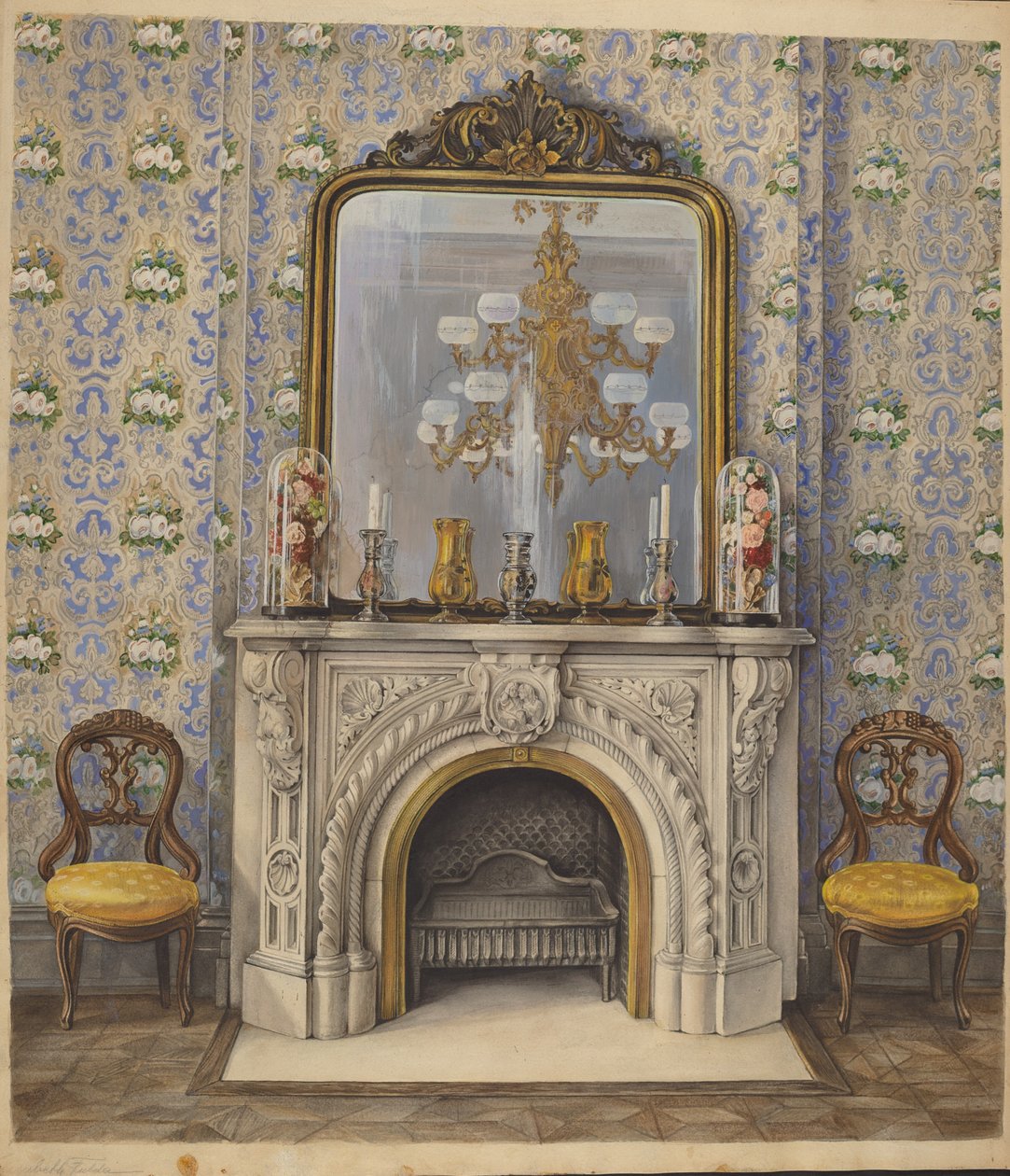 Çizim Odası Kısmı, c. 1938. by Elisabeth Fulda