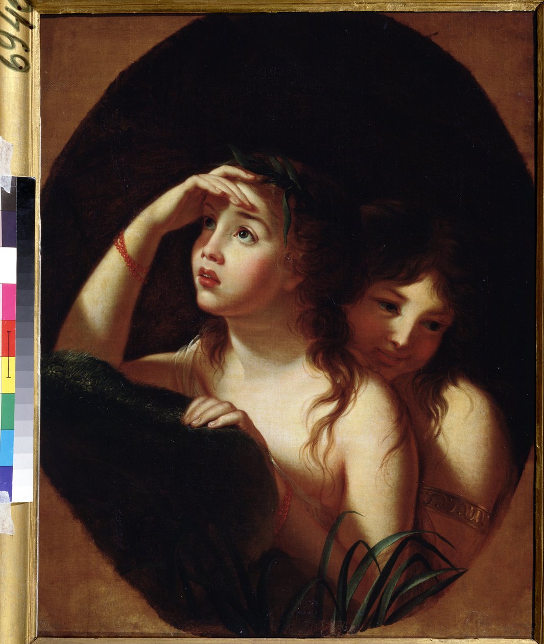 Naiadlar (Naiadlar). Marie Louise Elisabeth Vigee Lebrun (Vigee-Lebrun) (1755-1842) tarafından yapılan tablo. Tuval üzerine yağlı boya, 70 x 50 cm, 1780 sonu. Fransız sanatı, Rokoko sanatı. A.Puşkin Güzel Sanatlar Müzesi, Moskova. by Elisabeth Louise Vigee Lebrun
