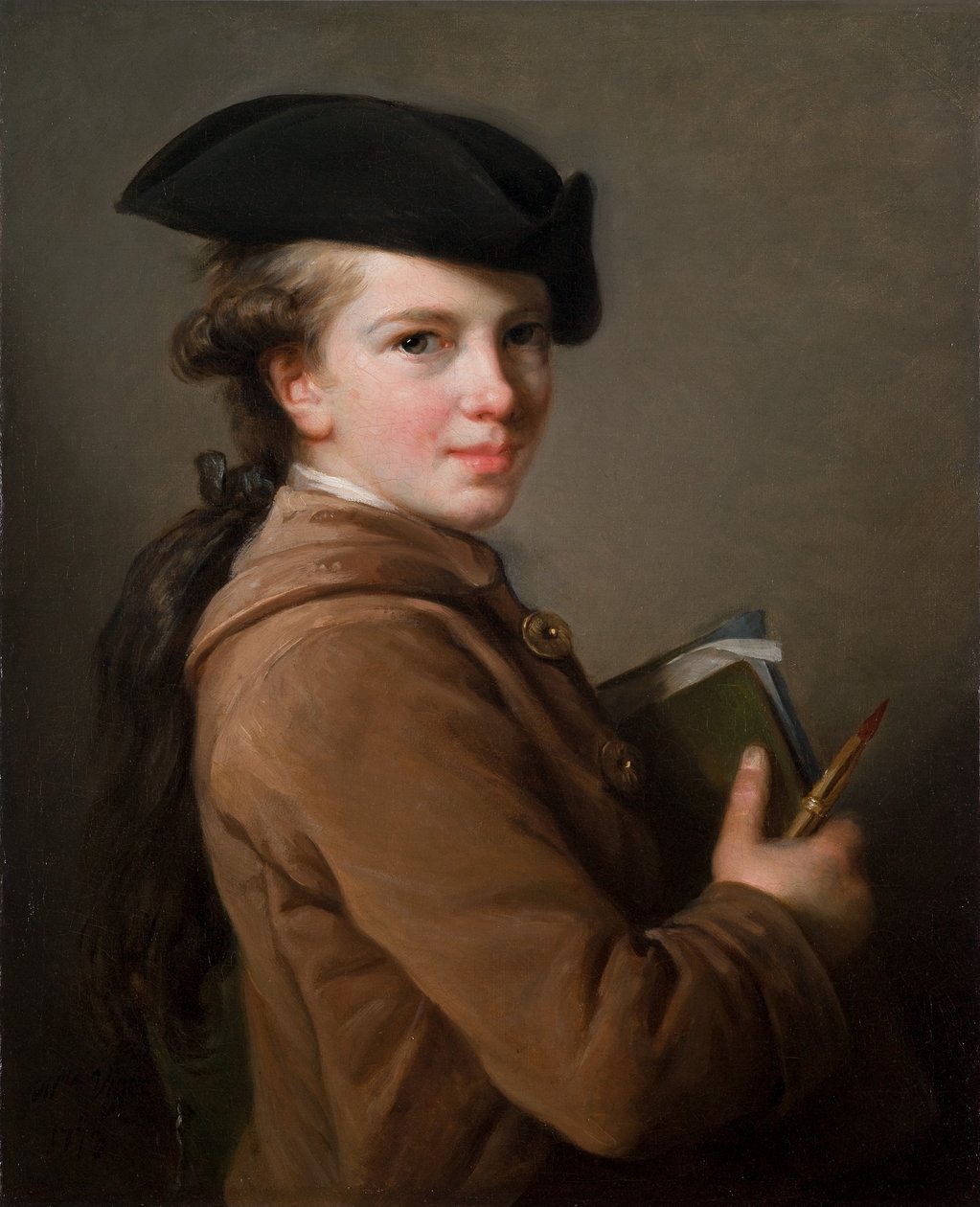 Sanatçının Kardeşi by Elisabeth Louise Vigee-Lebrun