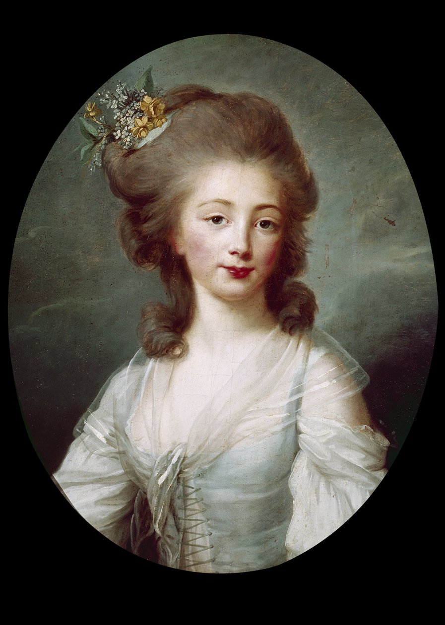 Cluzel Kontesi (Marie-Thérèse Antoinette de Cluzel) by Elisabeth Louise Vigee Lebrun