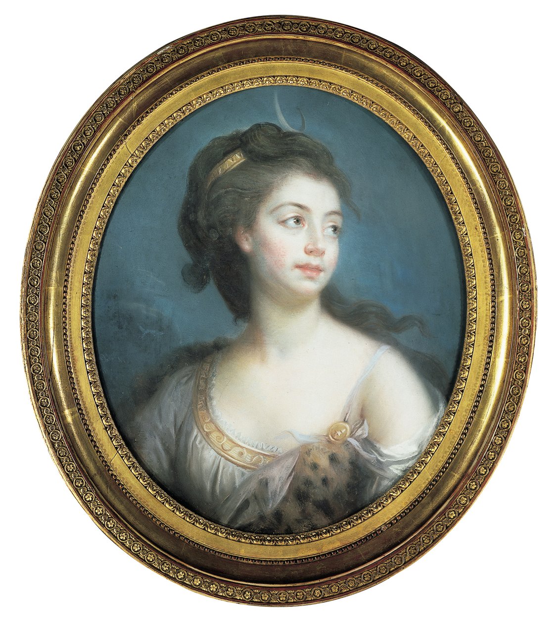 Diana olarak bir bayanın alegorik portresi, 1777 by Elisabeth Louise Vigee Lebrun