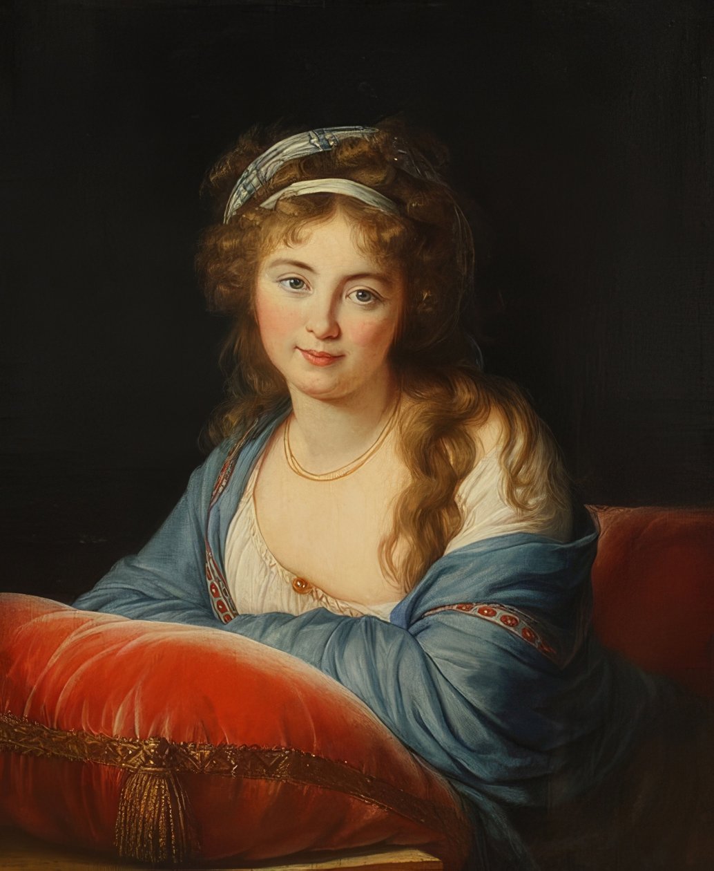 Konsey Catherine Vassilievna Skavronskaia. 1795-96 civarında by Elisabeth Louise Vigee-Lebrun