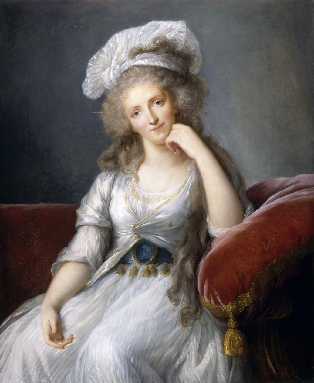 Louise Marie Adelaide de Bourbon-Penthièvre, Orleans Düşesi by Elisabeth Louise Vigee Lebrun
