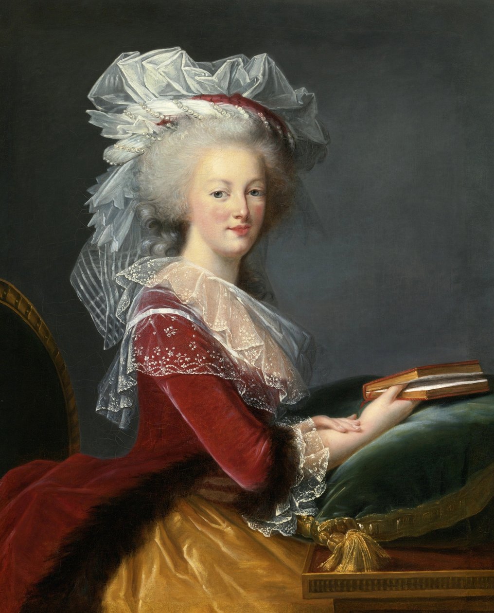 Bir kitapla Marie Antoinette. by Elisabeth Louise Vigee Lebrun