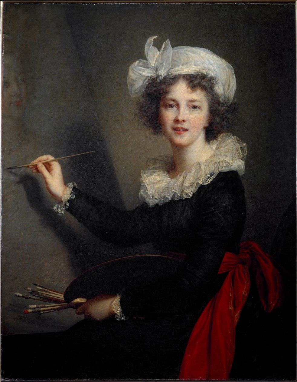Otoportre, c.1791 (tuval üzerine yağlı boya) by Elisabeth Louise Vigee Lebrun
