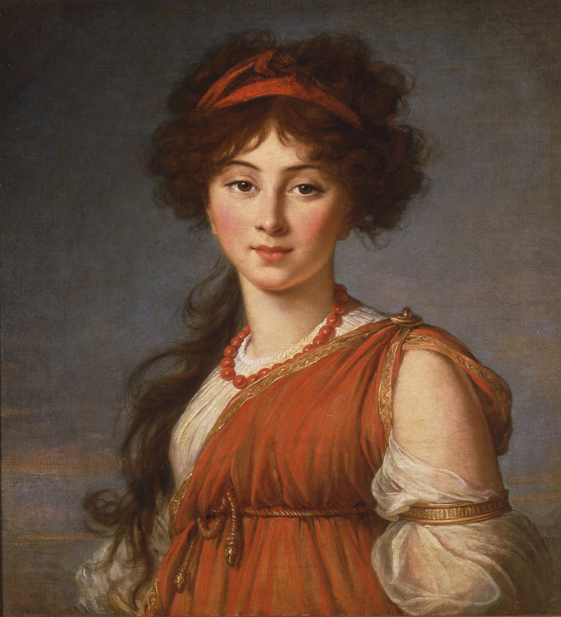 Varvara Ivanovna Naryshkina, nee Ladomirsky 1785-1840, 1800 by Elisabeth Louise Vigee Lebrun