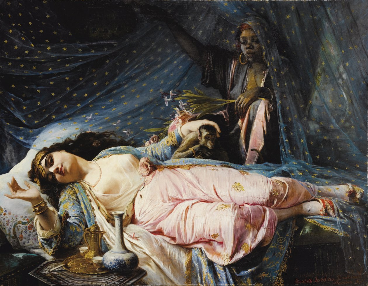 Prenses Zeynep Nazlı Hanım by Elisabeth Maria Anna Jerichau Baumann