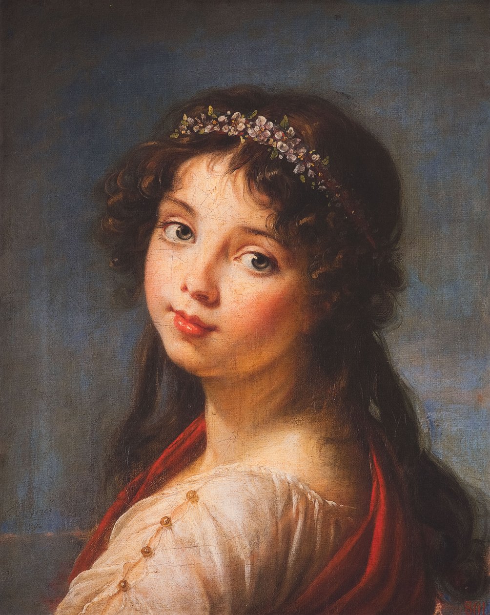 Julie Lebrun. Elisabeth Vigée-Lebrun tarafından boyama by Elisabeth Vigée Lebrun