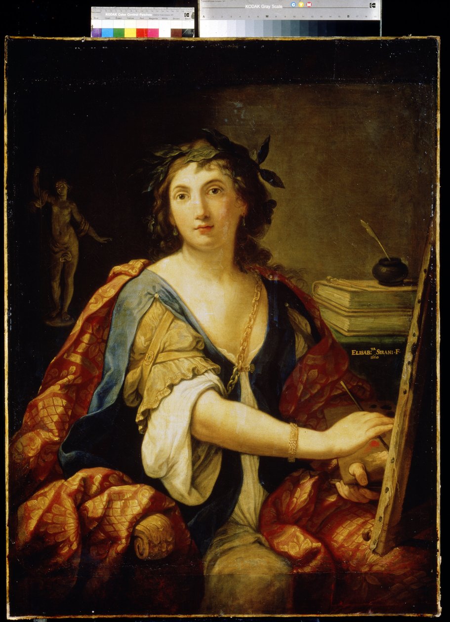Resim alegorisi, otoportre, 1658 by Elisabetta Sirani