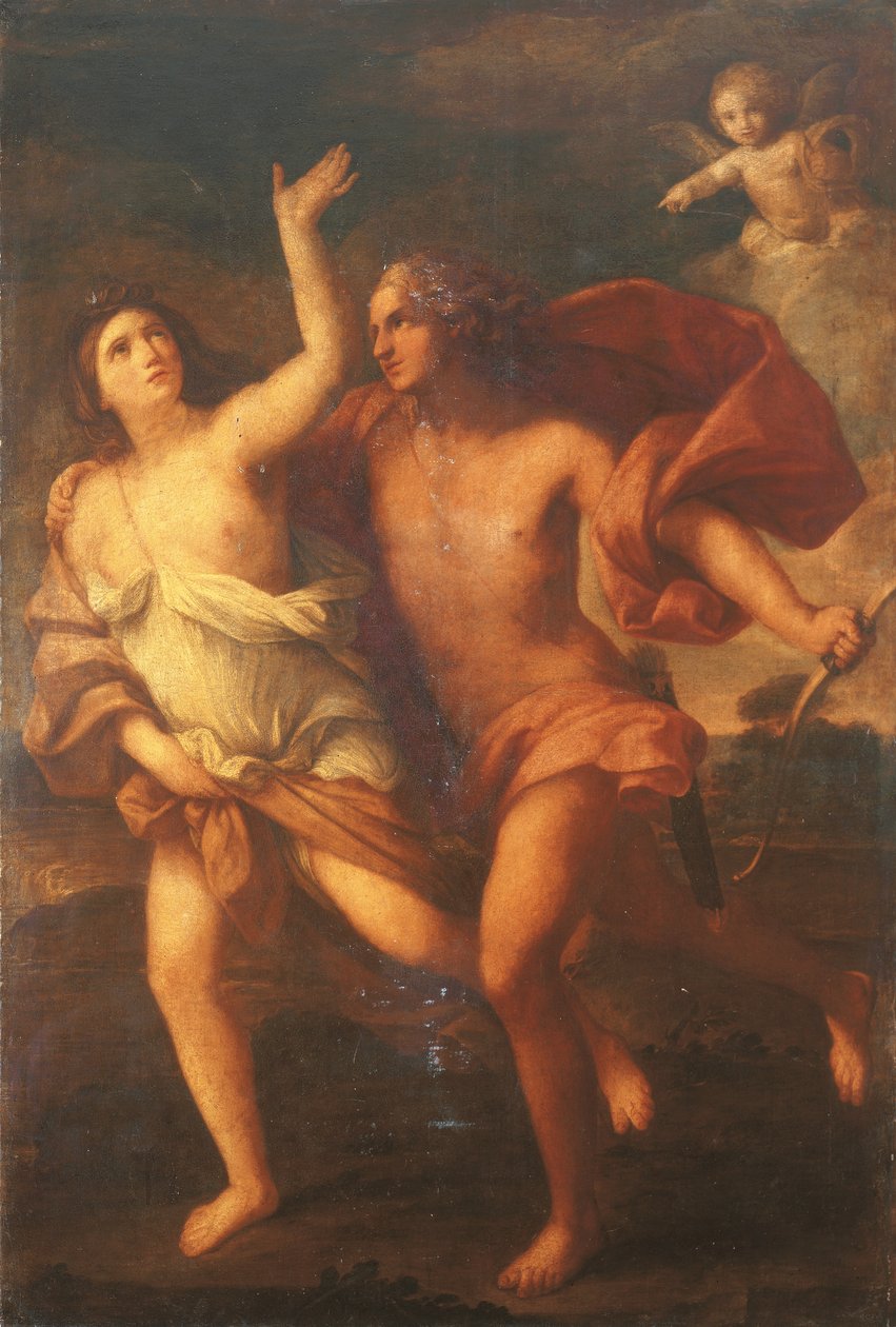 Defne ve Apollon by Elisabetta Sirani