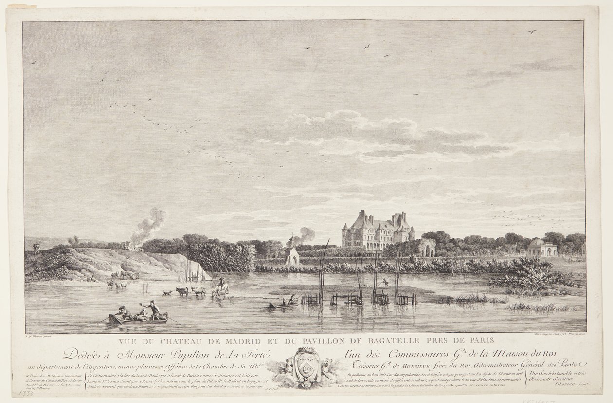 Château de Madrid ve Pavillon de Bagatelle