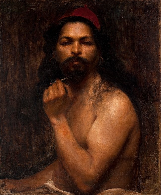 Kırmızı şapkalı adam by Eliseu Visconti