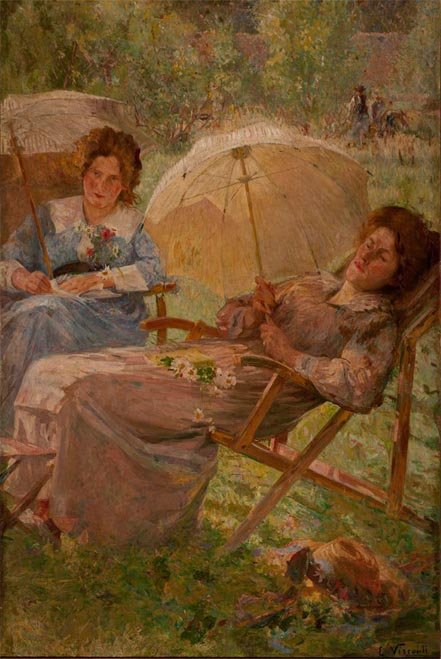 Güneş banyosu by Eliseu Visconti