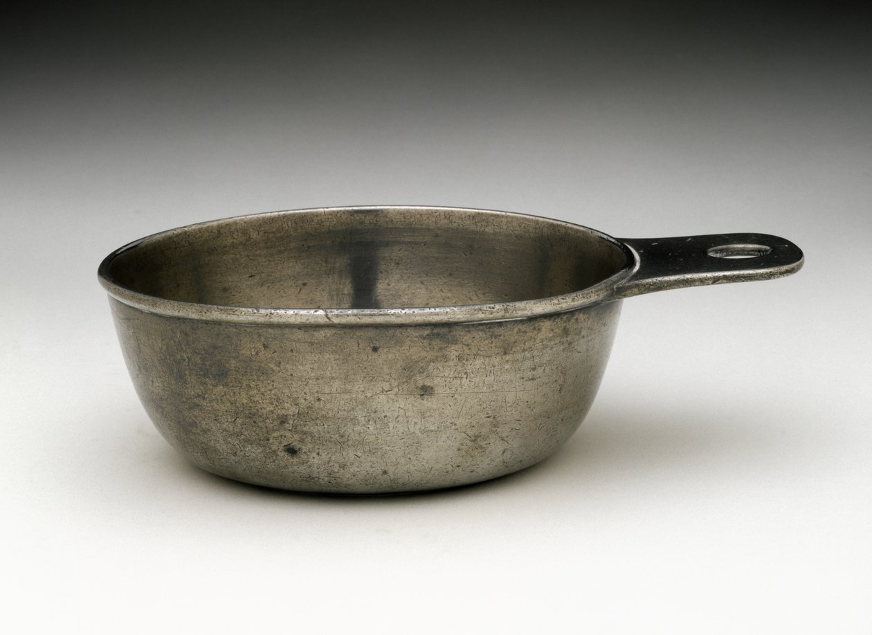 Porringer, c. 1780-1790 (kalay) by Elisha (attr.to) Kirk