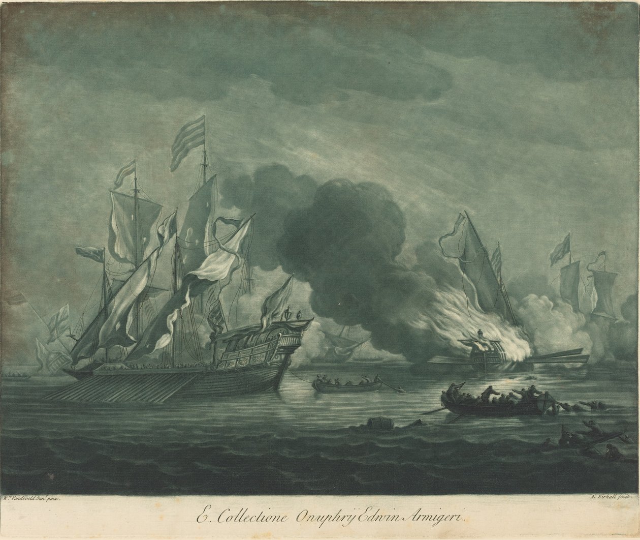 Onuphrij Edwin Koleksiyonundan Nakliye Sahnesi, 1720'ler. by Elisha Kirkall
