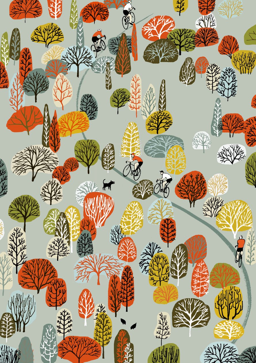 Uphill, 2012 (ekran baskısı) by Eliza Southwood