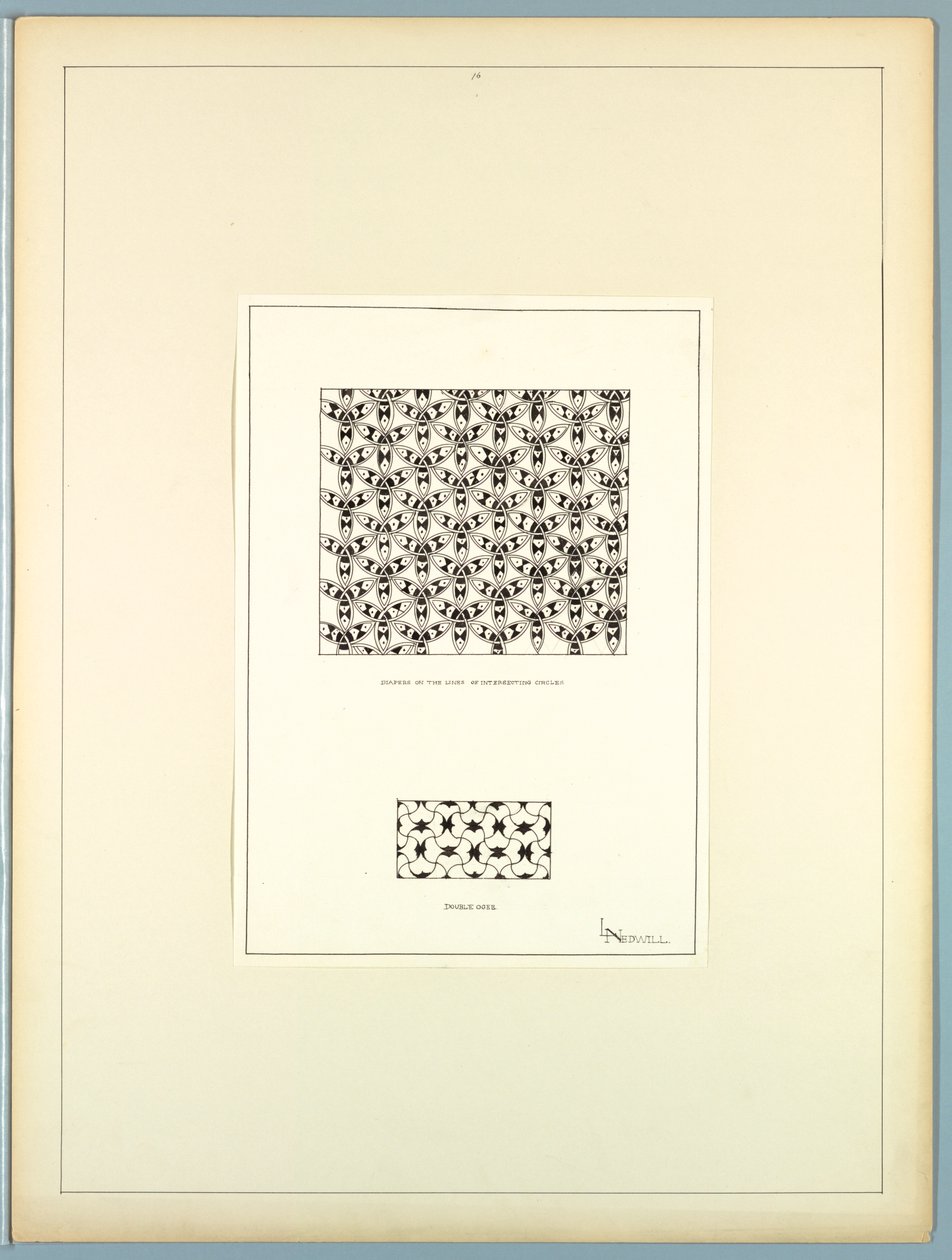 Portföy, Tarihi Süs, ca. 1900 by Elizabeth A. Nedwill