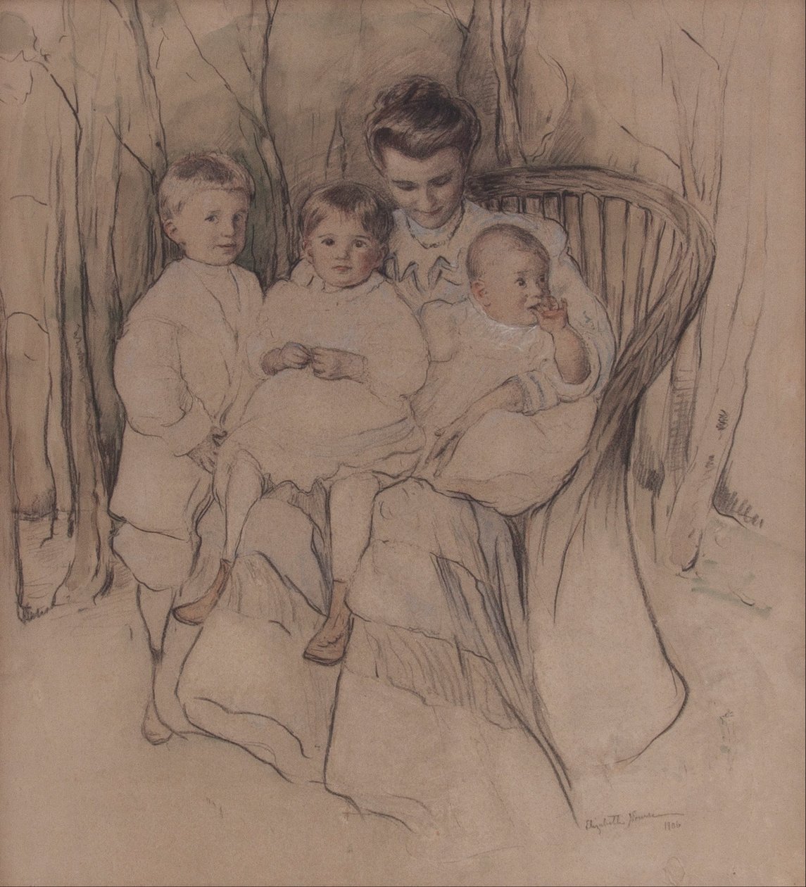 Anne ve Üç Çocuk by Elizabeth Nourse