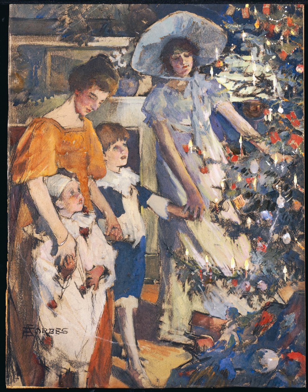 Noel ağacı by Elizabeth Adela Stanhope Forbes
