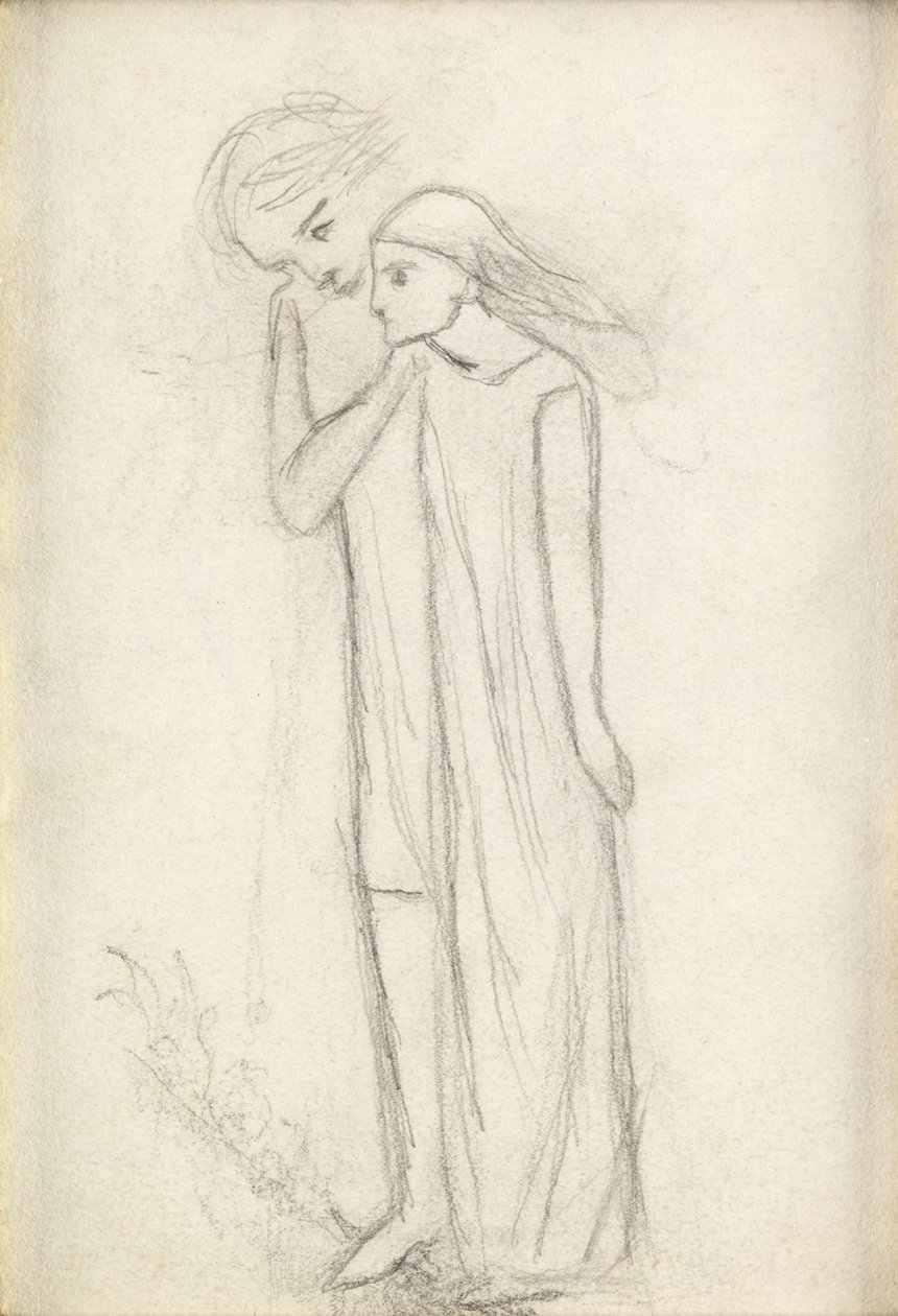Merhametsiz Güzel Hanım, 1855 dolayları by Elizabeth Eleanor Siddal