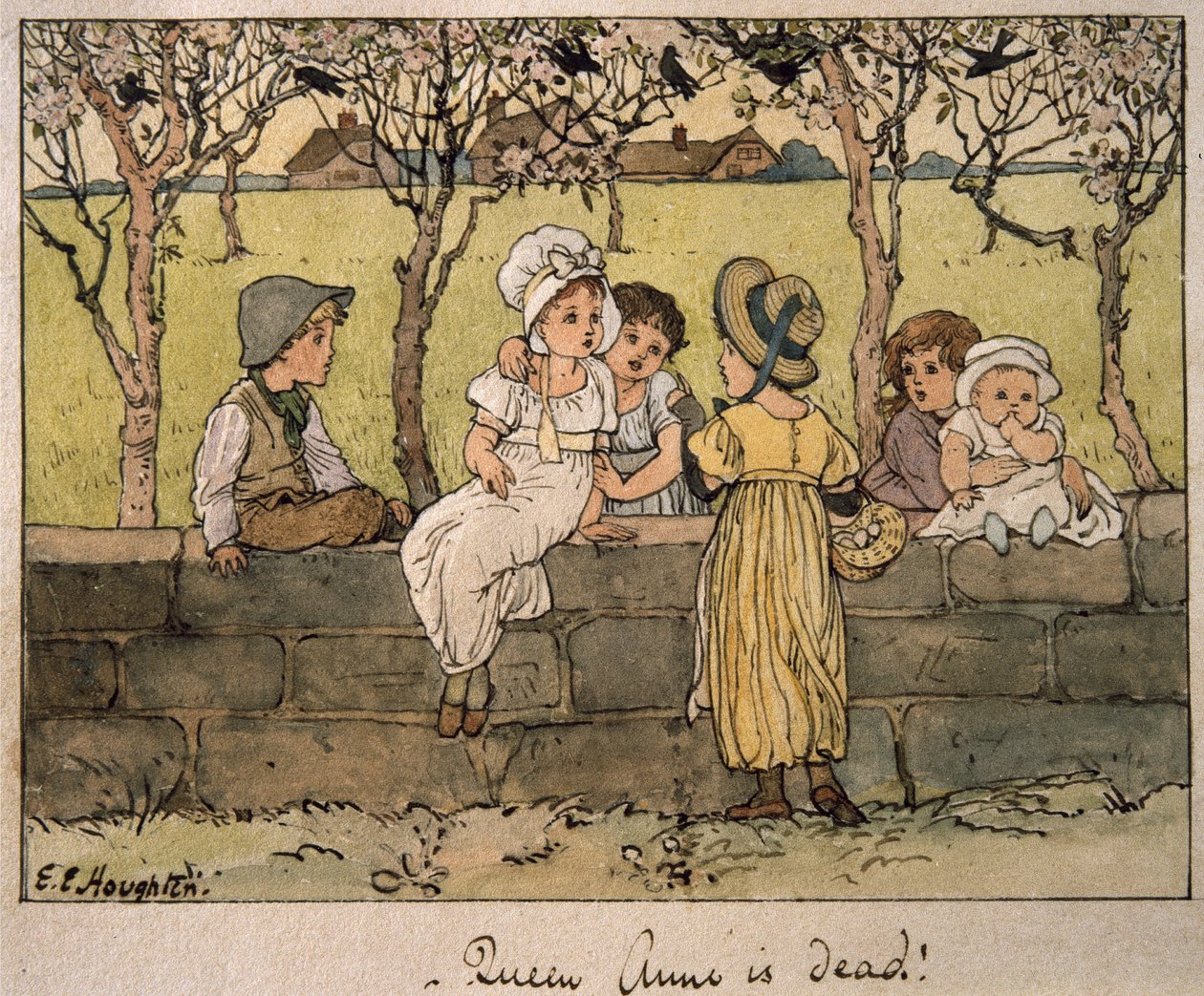 Kraliçe Anne öldü by Elizabeth Ellen Houghton
