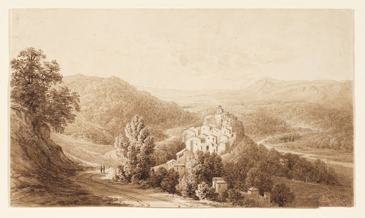 Papignia, Terni yakınında by Elizabeth Frances Batty