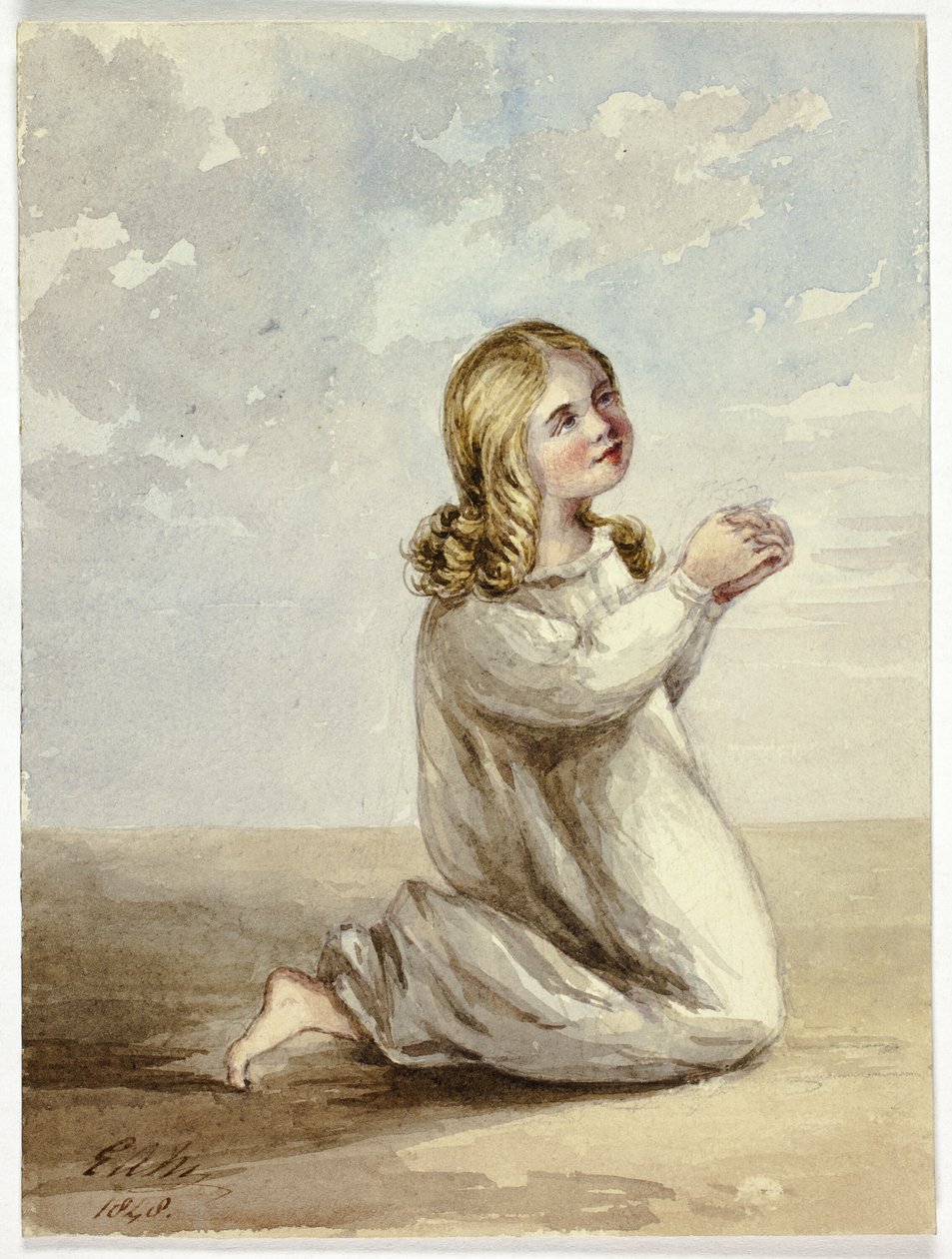çocuk, dua ediyor by Elizabeth Murray