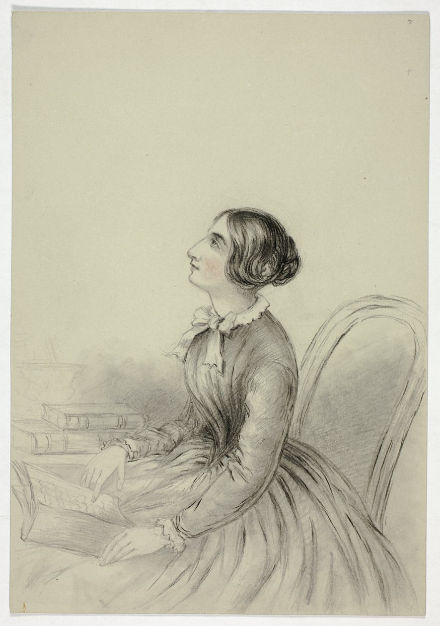 Genç Kadın Okurken İlham Verdi by Elizabeth Murray