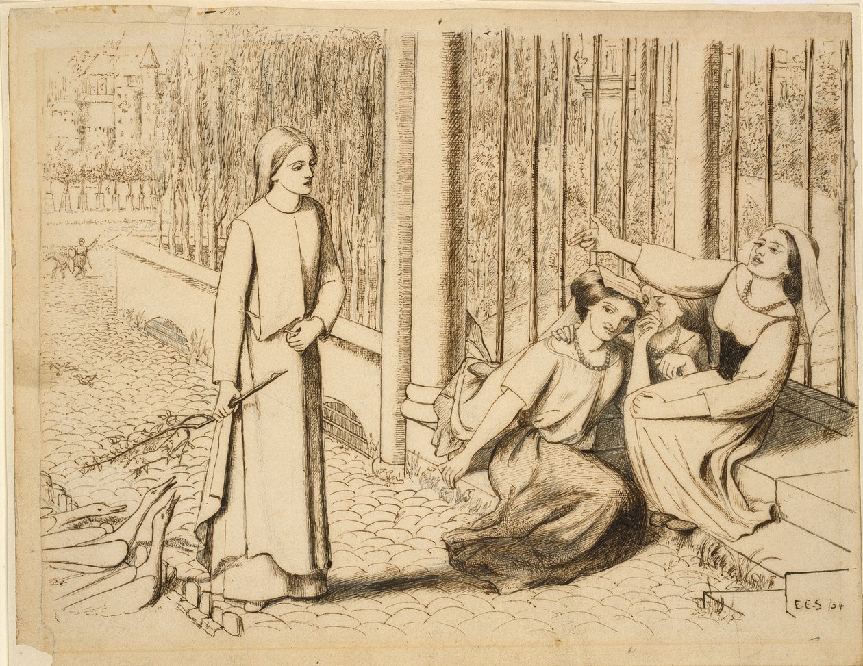 Pippa Geçişleri, 1854 by Elizabeth Siddal