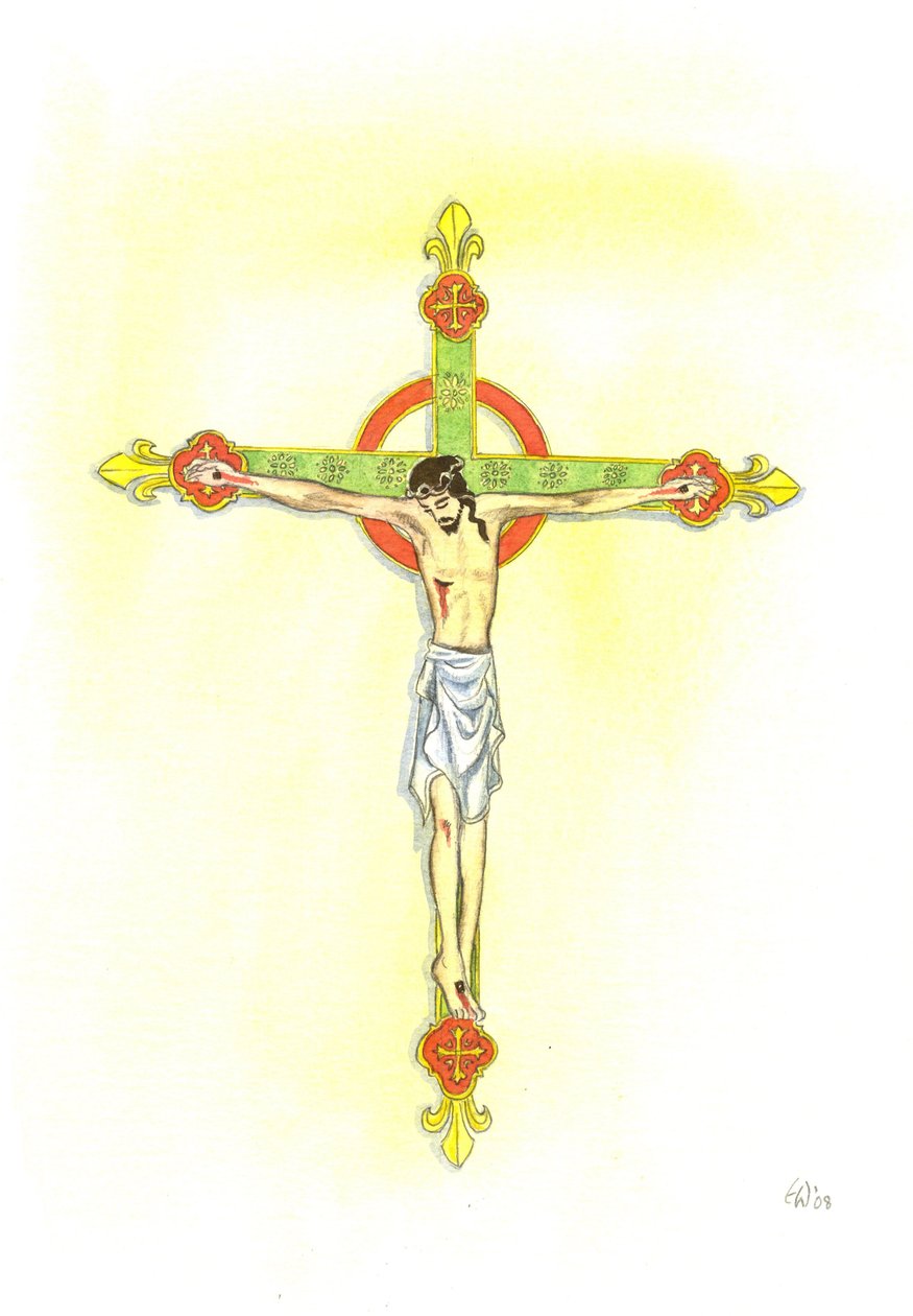 Bir Haç, 2001 (kağıt üzerinde w/c) by Elizabeth Wang