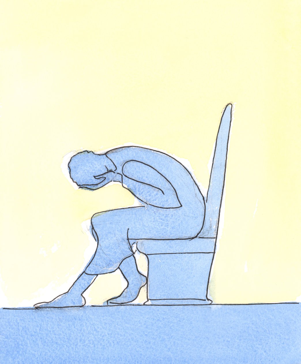 Mesih asla yalnız acı çekmediğimizi bilmemizi istiyor, 2004 (kağıt üzerinde w/c) by Elizabeth Wang