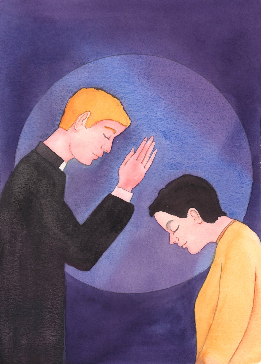 Yaşayan herkes Tanrımız Mesih tarafından sevilir, 2004 (kağıt üzerinde w/c) by Elizabeth Wang