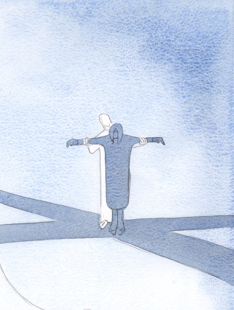 Acılarımızı Mesih ile birleştirirsek, bizi destekler ve 2000 (kağıt üzerinde w/c) kurtarıcı çalışmasına katılmamıza izin verir. by Elizabeth Wang