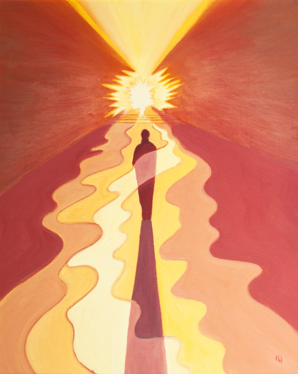 Pişmanlık, tövbe, tövbe, karanlık ve ıstırap yoluyla arındık ve Cennet için hazırlandık, 2001 (gemideki petrol) by Elizabeth Wang