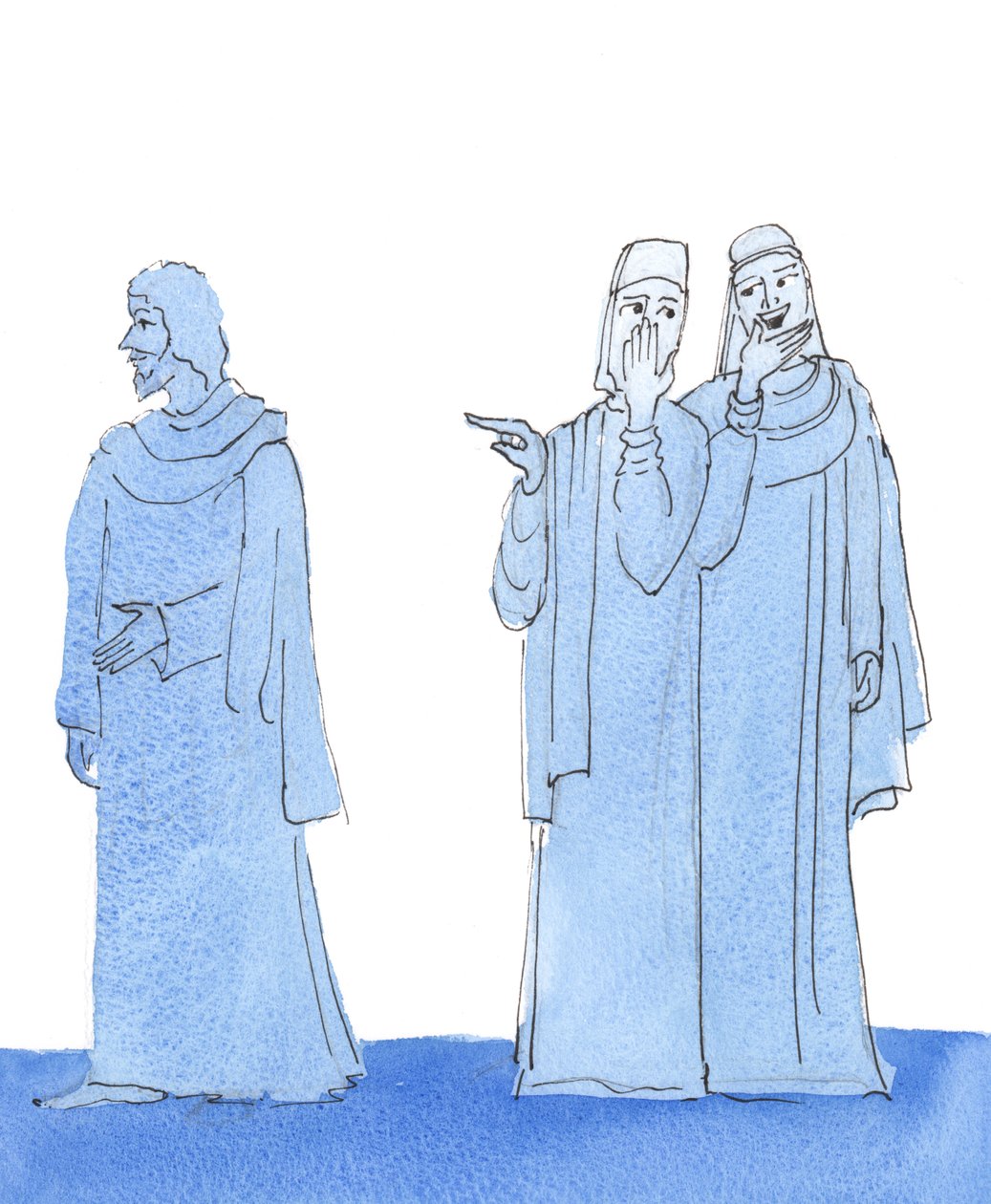Her provokasyonda bir iç huzuru korumamız gerekiyor, 2004 (kağıt üzerinde w/c) by Elizabeth Wang