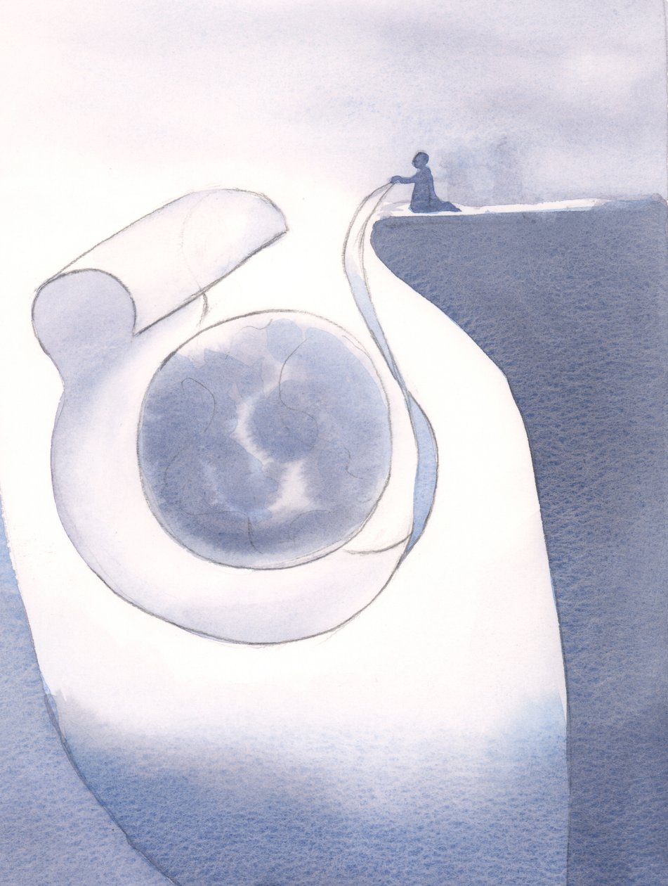 Mesih adına dua ettiğimizde duamız tüm dünyayı kaplayabilir, 2000 (kağıt üzerinde w/c) by Elizabeth Wang