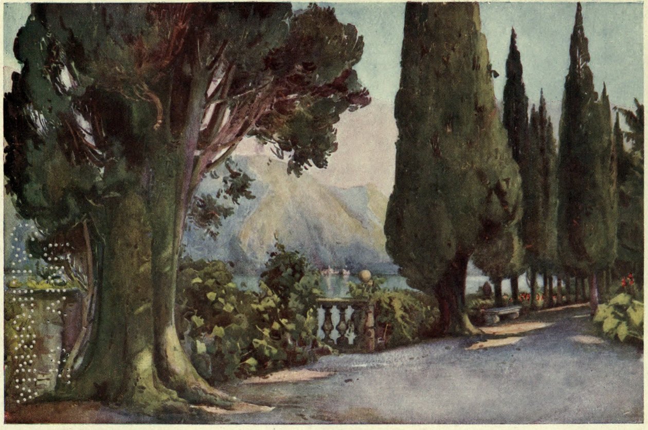 Cypress Avenue, Villa del Pizzo, Lago di Como, Richard Bagot