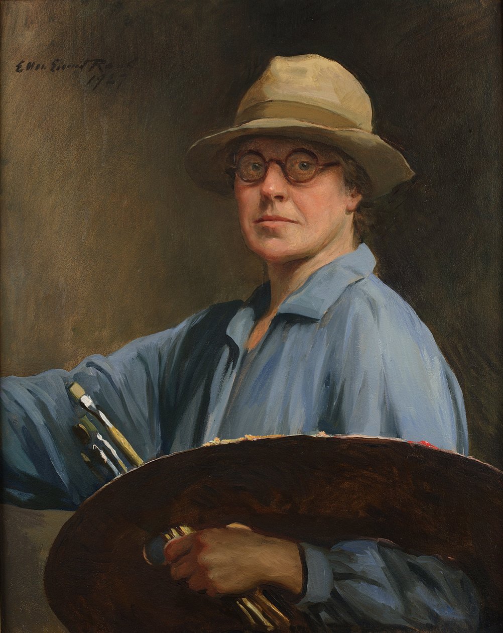 Otoportre, 1927 (kompozisyon tahtasında yağlı boya) by Ellen Emmet Rand