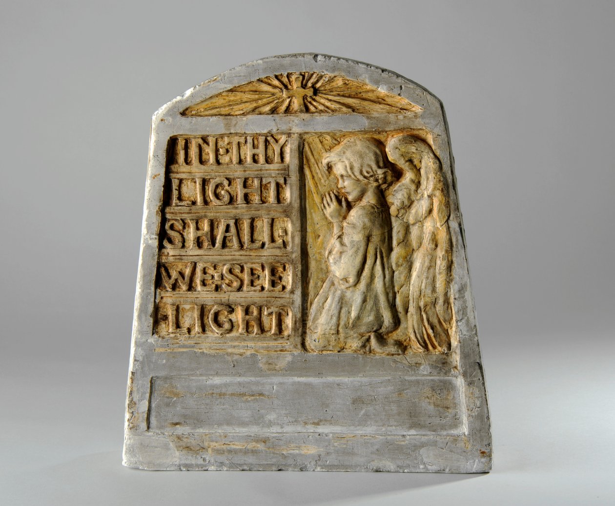 Bir Çocuğun Anıtı için maket, c.1920 (boyalı alçı) by Ellen Mary Rope